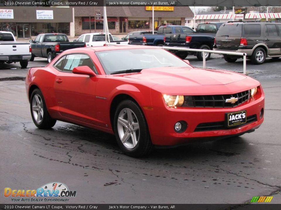 2010 Chevrolet Camaro LT Coupe Victory Red / Gray Photo #4