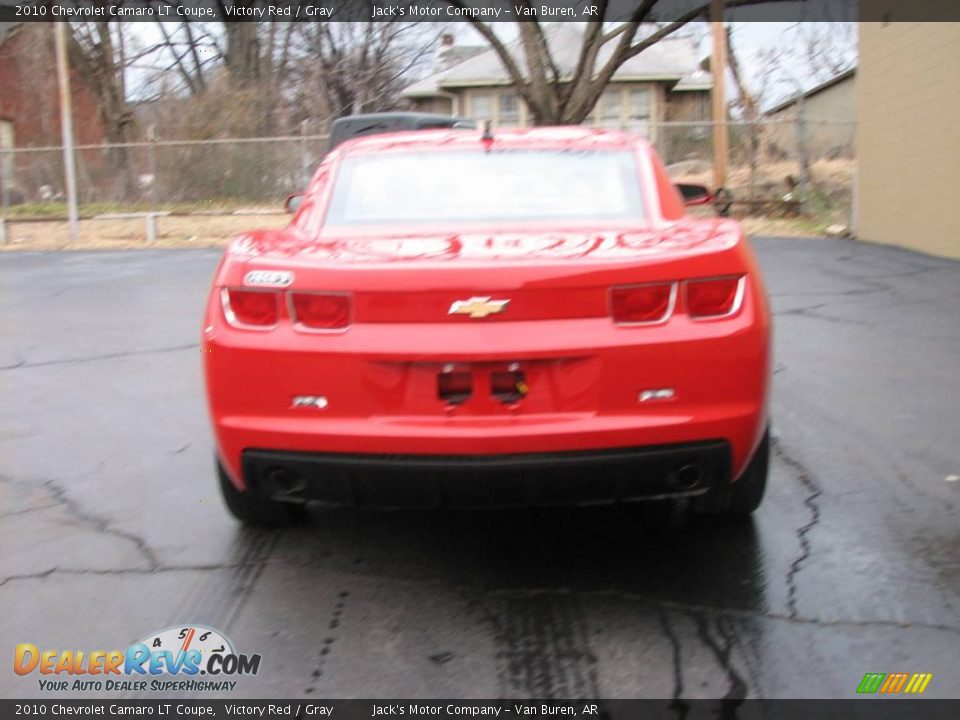 2010 Chevrolet Camaro LT Coupe Victory Red / Gray Photo #5