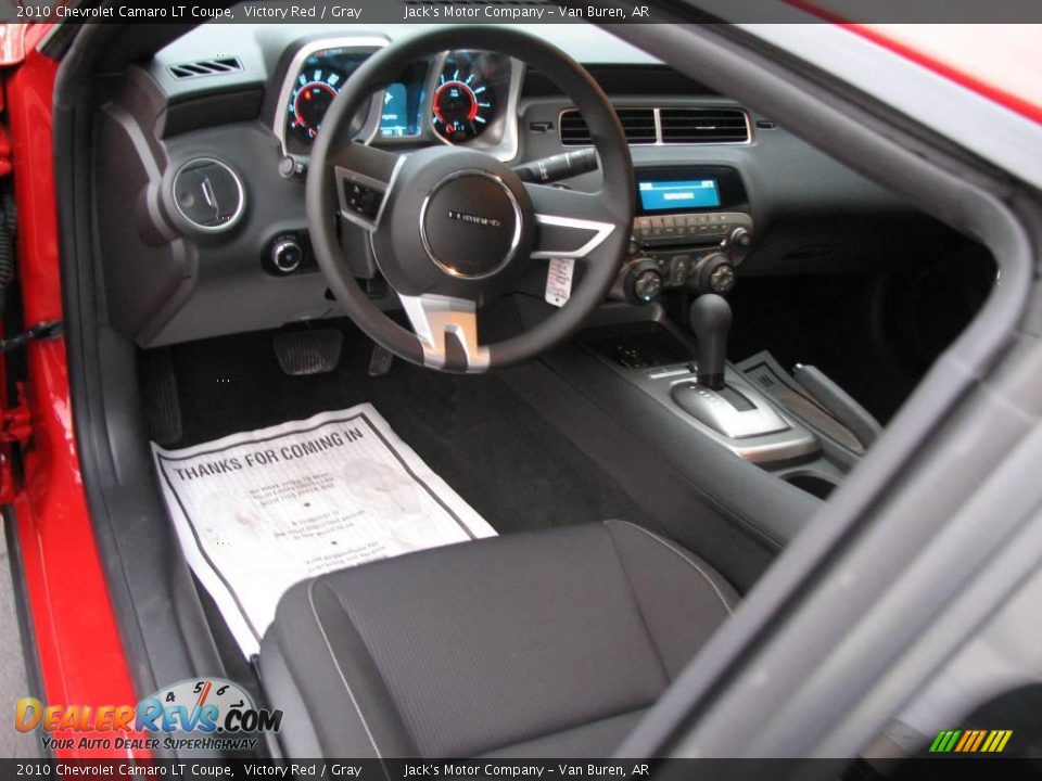 2010 Chevrolet Camaro LT Coupe Victory Red / Gray Photo #8