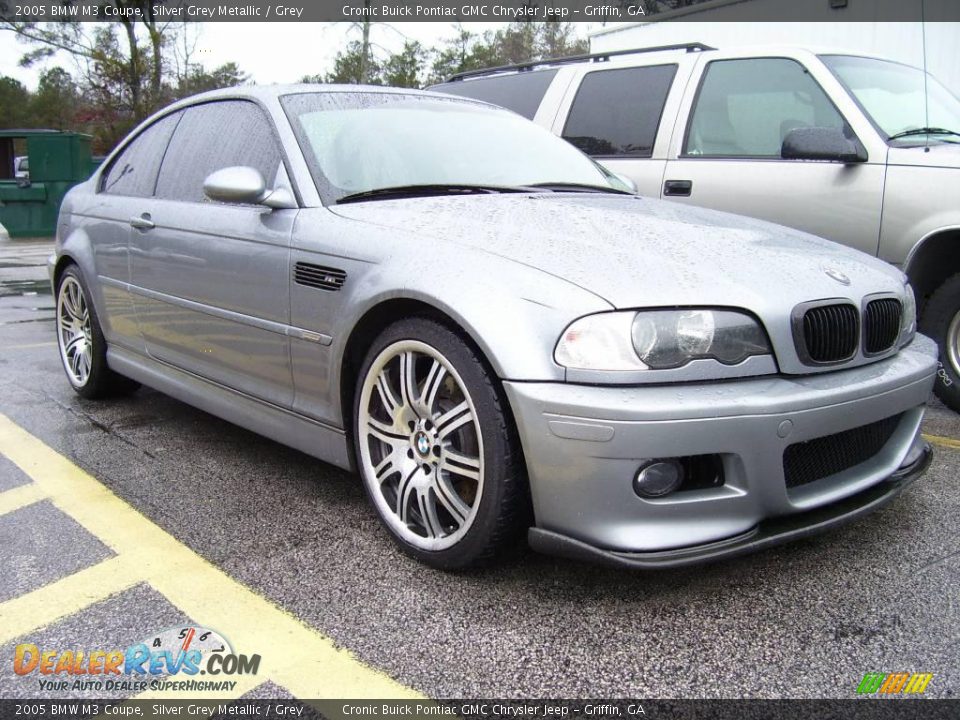 2005 BMW M3 Coupe Silver Grey Metallic / Grey Photo #1
