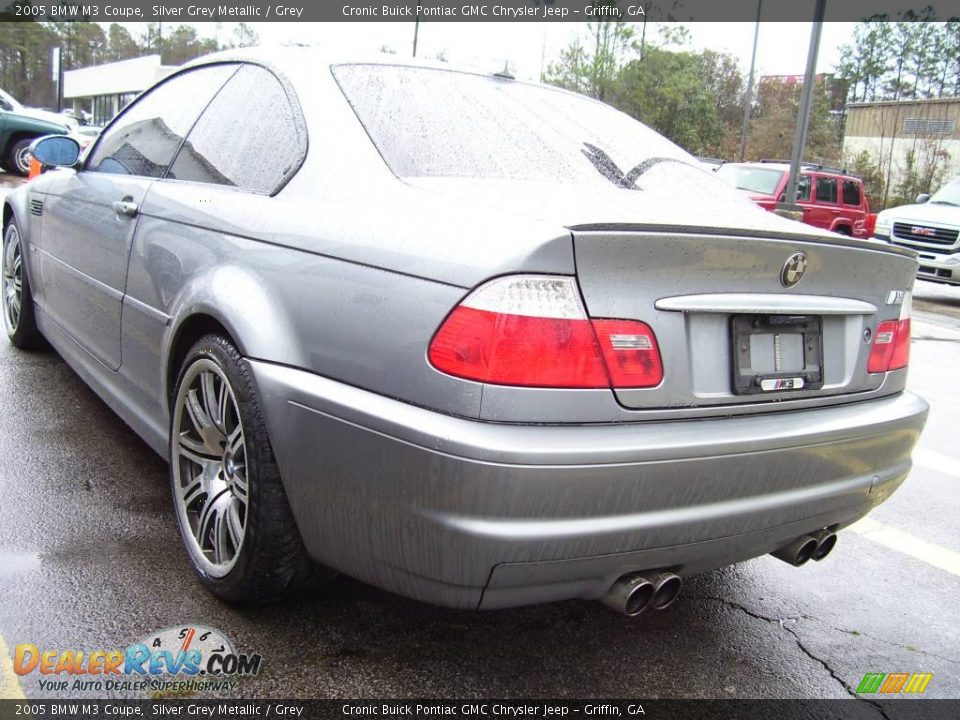 2005 BMW M3 Coupe Silver Grey Metallic / Grey Photo #3