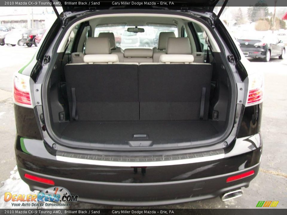 2010 Mazda CX-9 Touring AWD Brilliant Black / Sand Photo #5