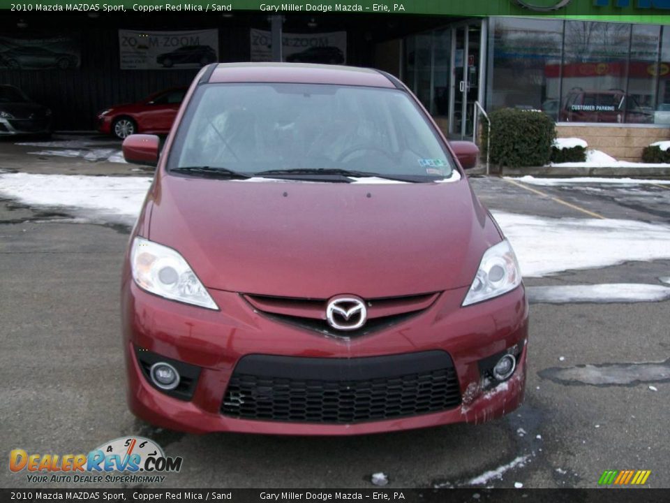 2010 Mazda MAZDA5 Sport Copper Red Mica / Sand Photo #9