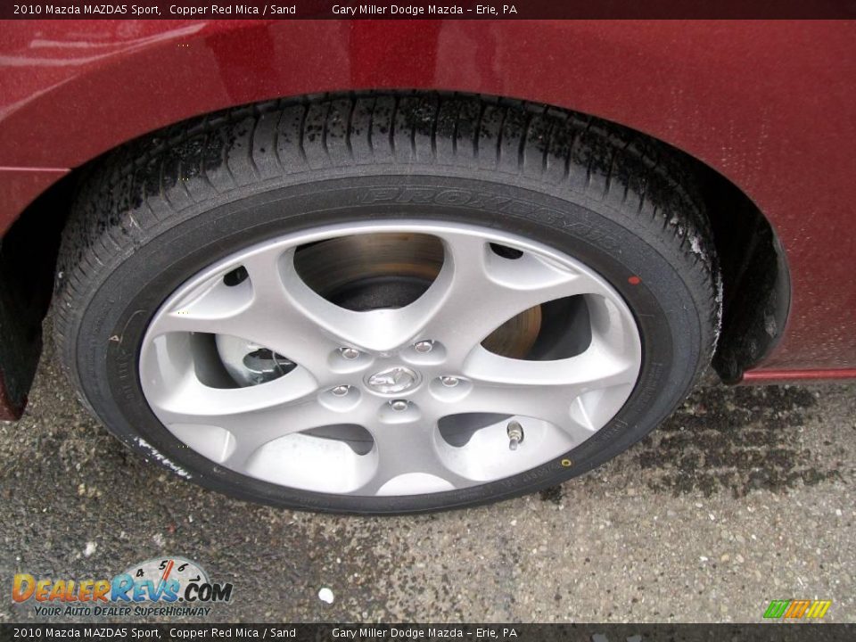 2010 Mazda MAZDA5 Sport Copper Red Mica / Sand Photo #10