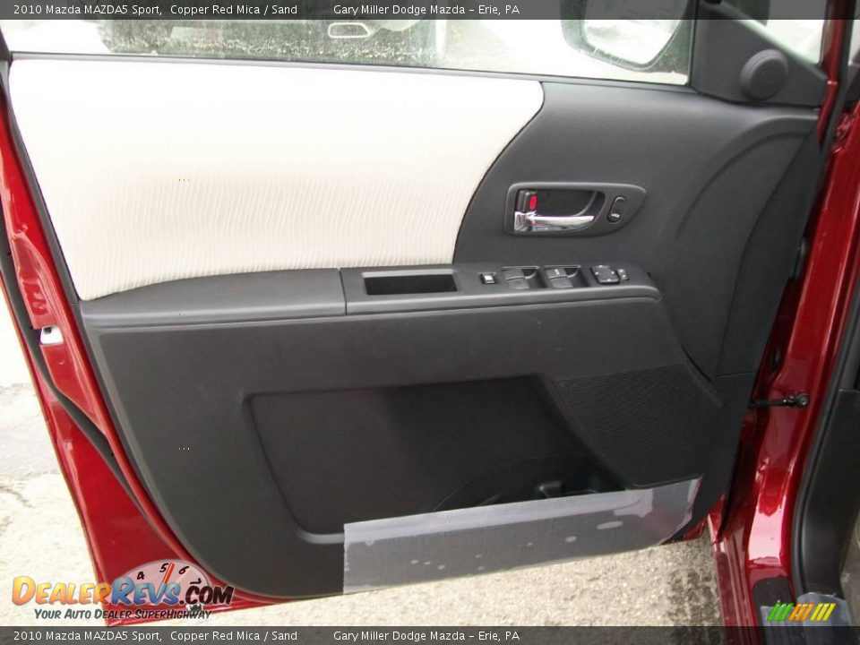2010 Mazda MAZDA5 Sport Copper Red Mica / Sand Photo #11