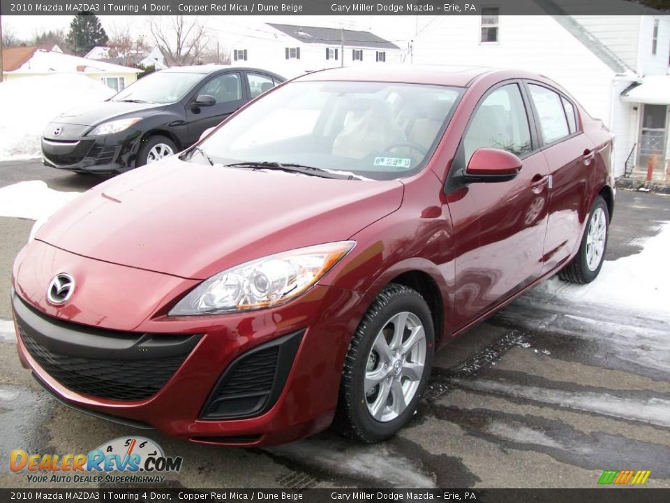 2010 Mazda MAZDA3 i Touring 4 Door Copper Red Mica / Dune Beige Photo #1