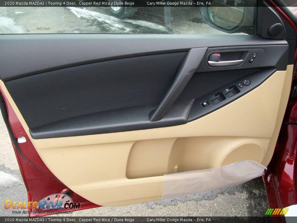 2010 Mazda MAZDA3 i Touring 4 Door Copper Red Mica / Dune Beige Photo #10