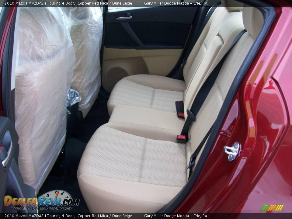 2010 Mazda MAZDA3 i Touring 4 Door Copper Red Mica / Dune Beige Photo #13