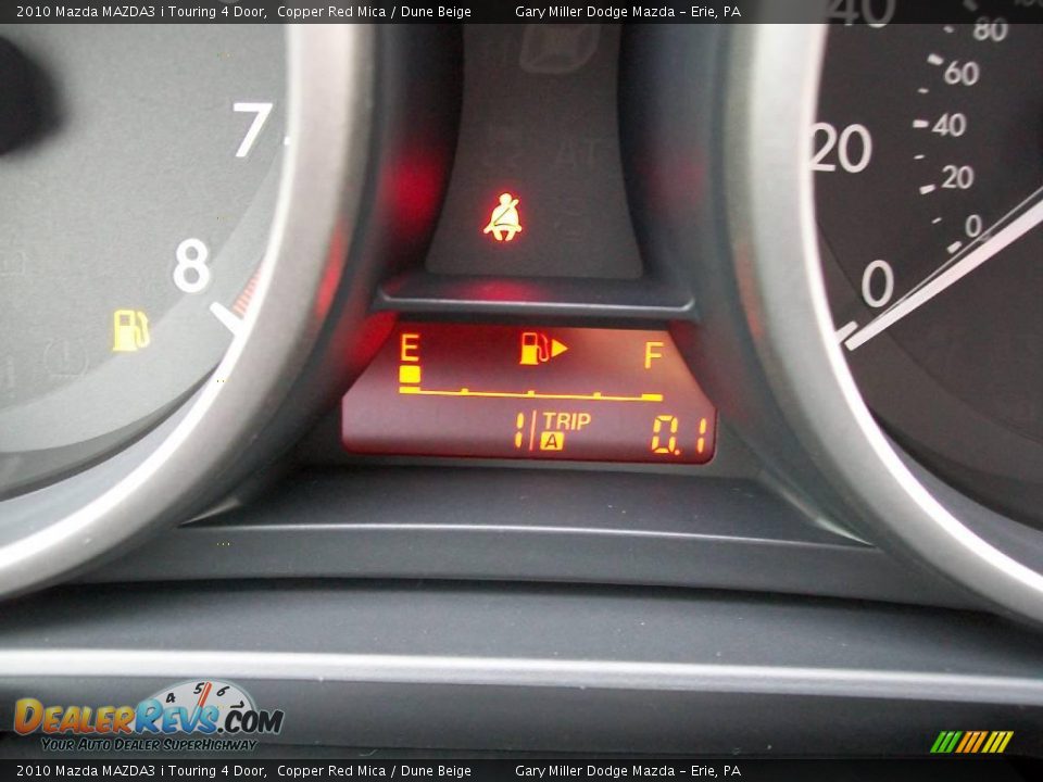 2010 Mazda MAZDA3 i Touring 4 Door Copper Red Mica / Dune Beige Photo #15
