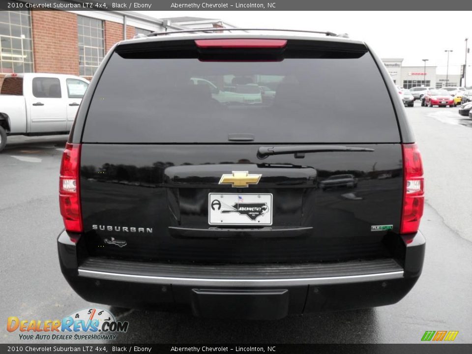 2010 Chevrolet Suburban LTZ 4x4 Black / Ebony Photo #3