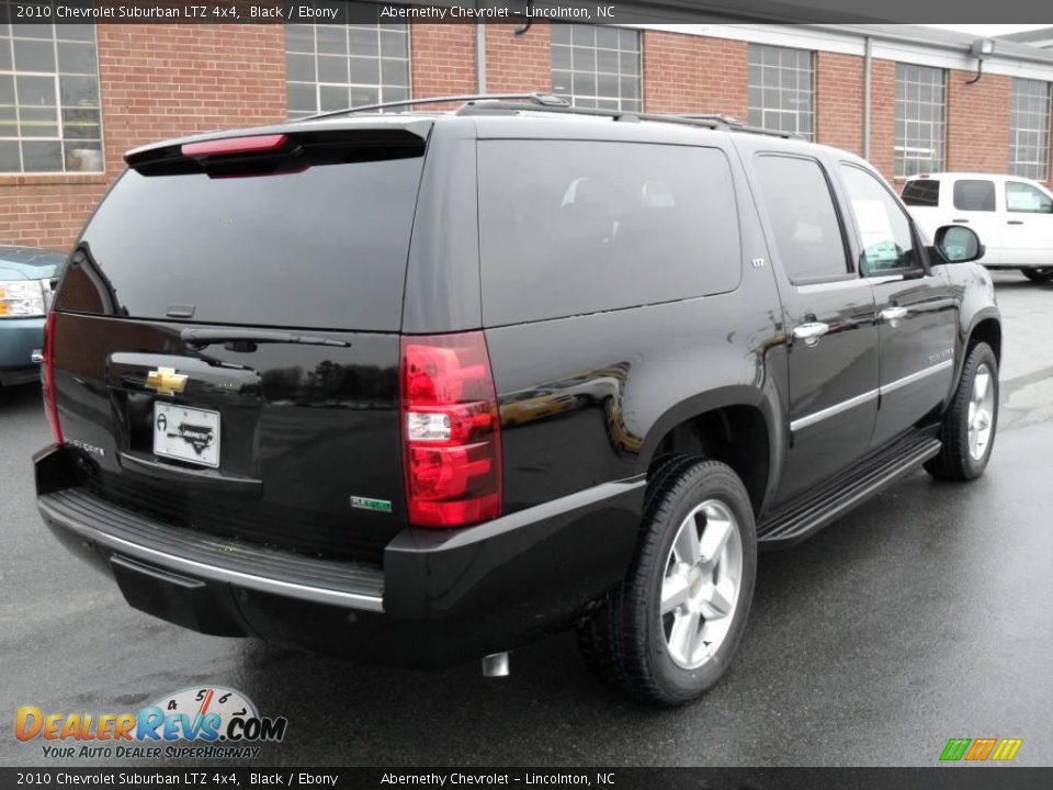 2010 Chevrolet Suburban LTZ 4x4 Black / Ebony Photo #4