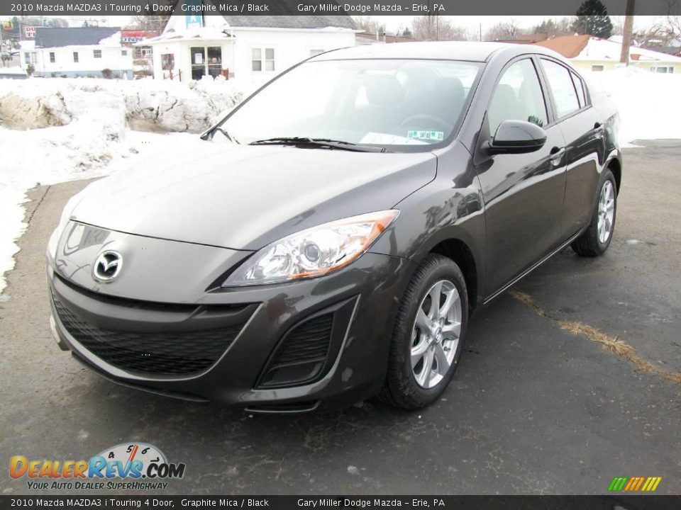 2010 Mazda MAZDA3 i Touring 4 Door Graphite Mica / Black Photo #1