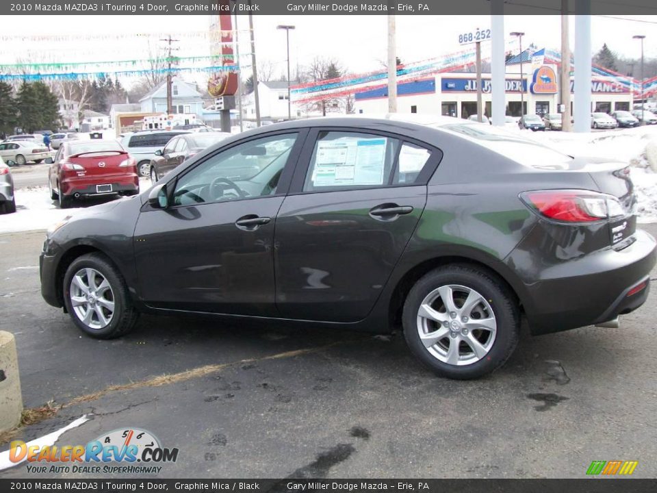 2010 Mazda MAZDA3 i Touring 4 Door Graphite Mica / Black Photo #2