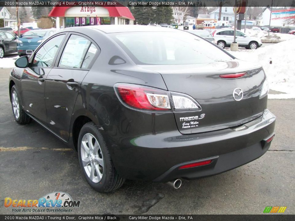 2010 Mazda MAZDA3 i Touring 4 Door Graphite Mica / Black Photo #3
