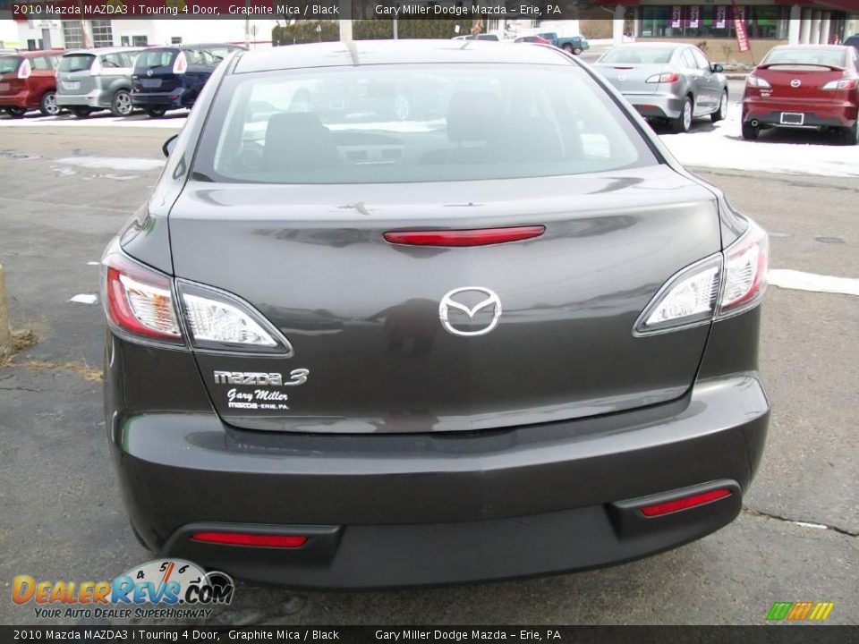 2010 Mazda MAZDA3 i Touring 4 Door Graphite Mica / Black Photo #4