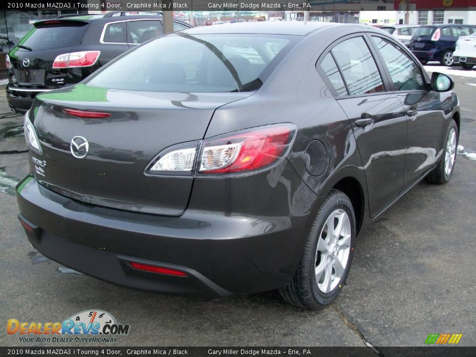 2010 Mazda MAZDA3 i Touring 4 Door Graphite Mica / Black Photo #6