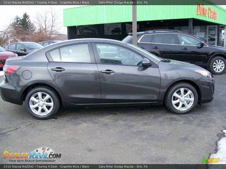 2010 Mazda MAZDA3 i Touring 4 Door Graphite Mica / Black Photo #7