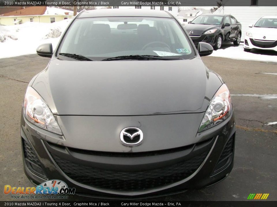 2010 Mazda MAZDA3 i Touring 4 Door Graphite Mica / Black Photo #9