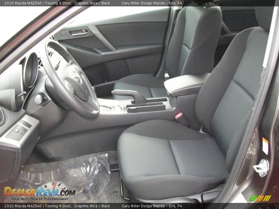 2010 Mazda MAZDA3 i Touring 4 Door Graphite Mica / Black Photo #12