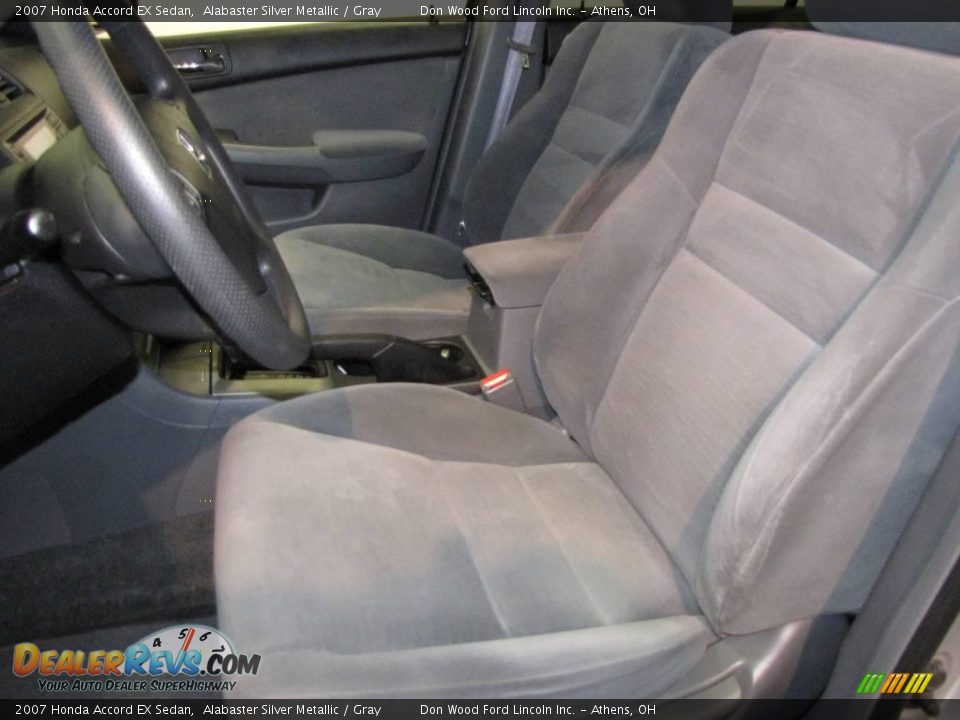 2007 Honda Accord EX Sedan Alabaster Silver Metallic / Gray Photo #10