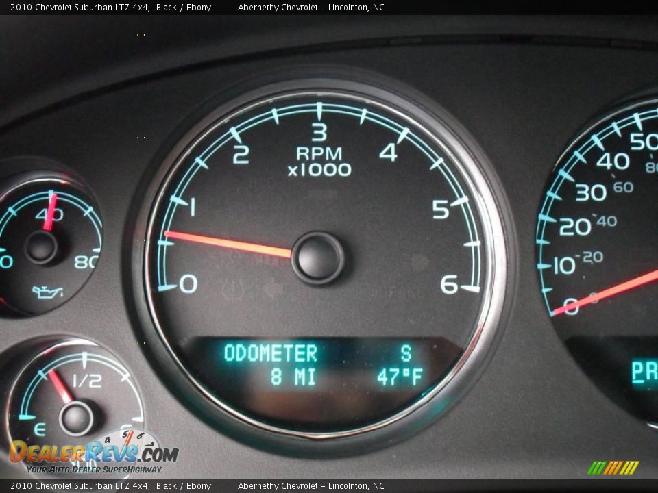 2010 Chevrolet Suburban LTZ 4x4 Black / Ebony Photo #27