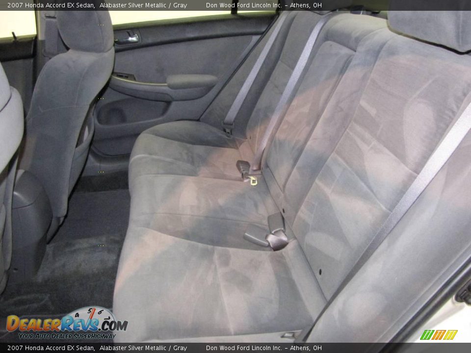 2007 Honda Accord EX Sedan Alabaster Silver Metallic / Gray Photo #12