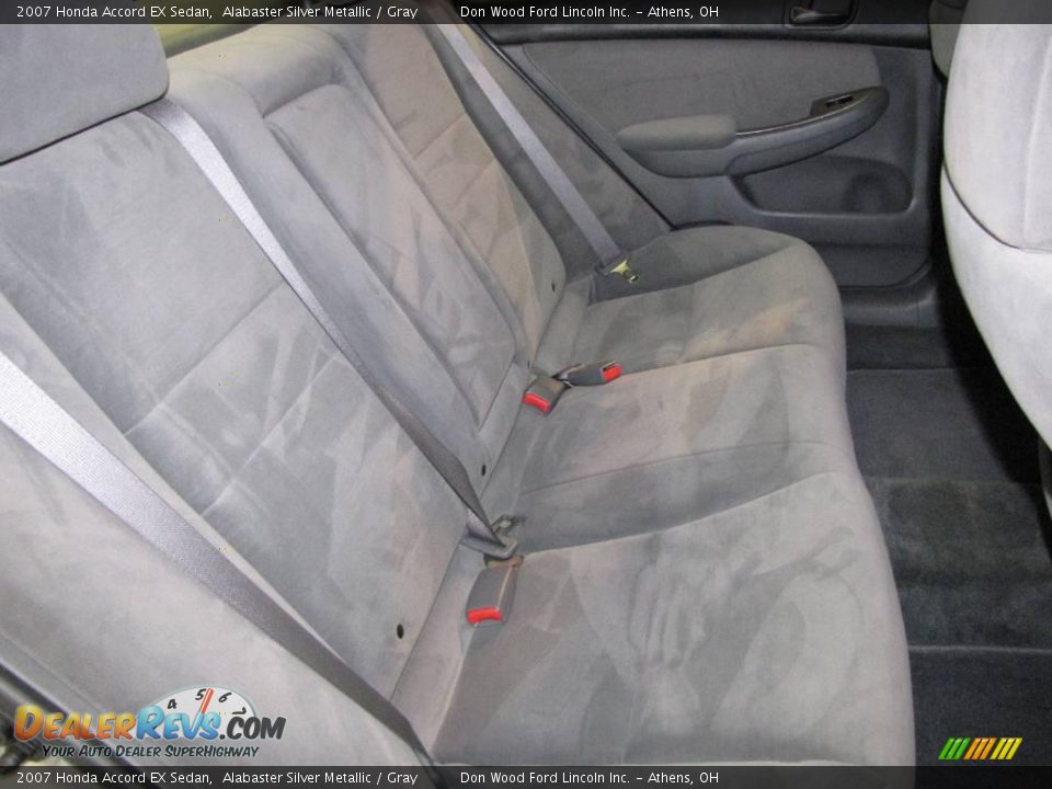 2007 Honda Accord EX Sedan Alabaster Silver Metallic / Gray Photo #13