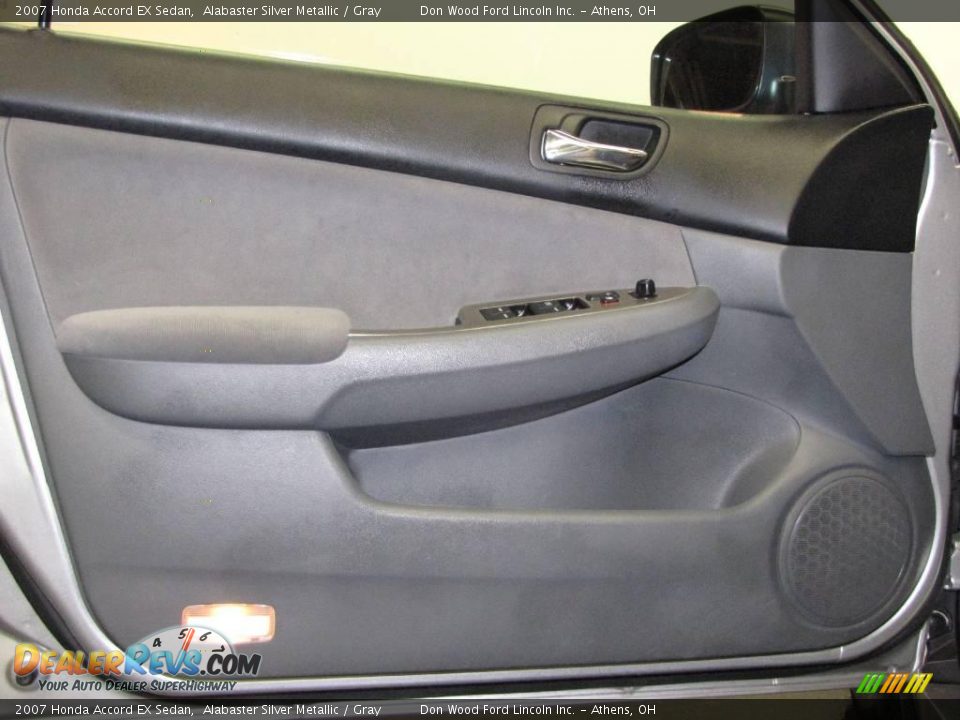 2007 Honda Accord EX Sedan Alabaster Silver Metallic / Gray Photo #14