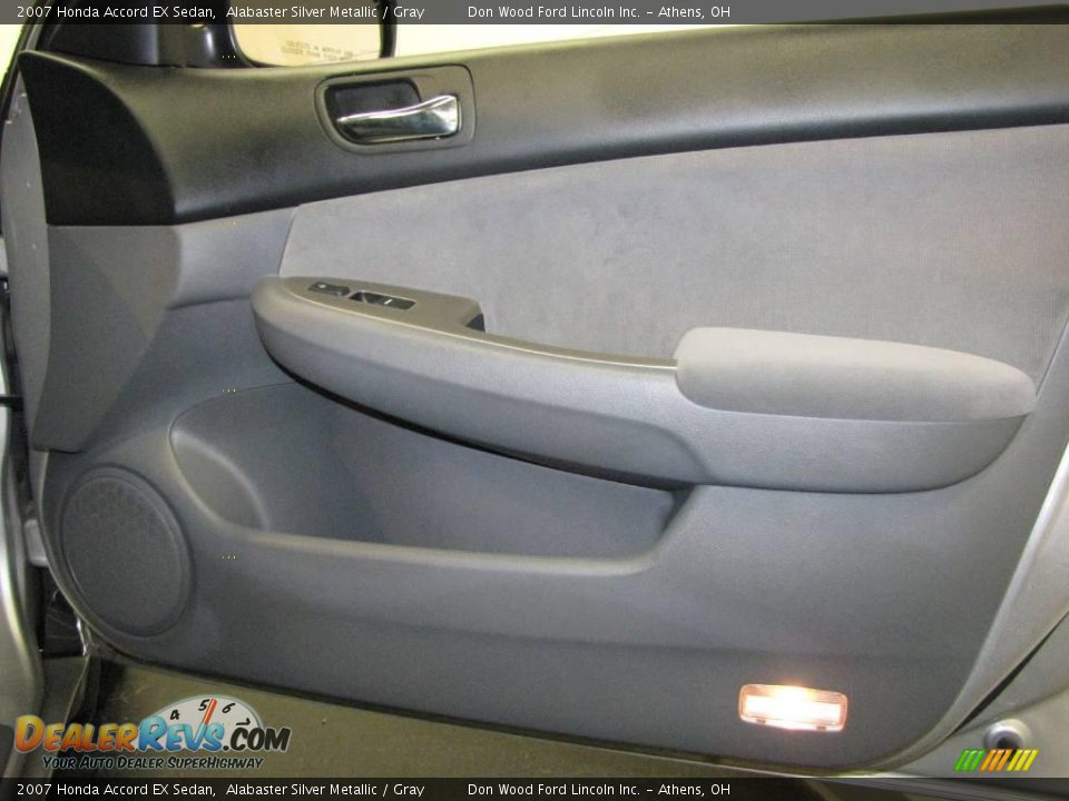 2007 Honda Accord EX Sedan Alabaster Silver Metallic / Gray Photo #15