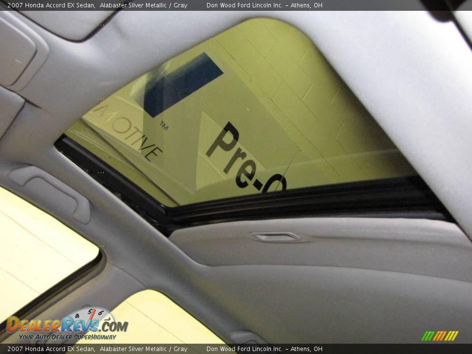 2007 Honda Accord EX Sedan Alabaster Silver Metallic / Gray Photo #18