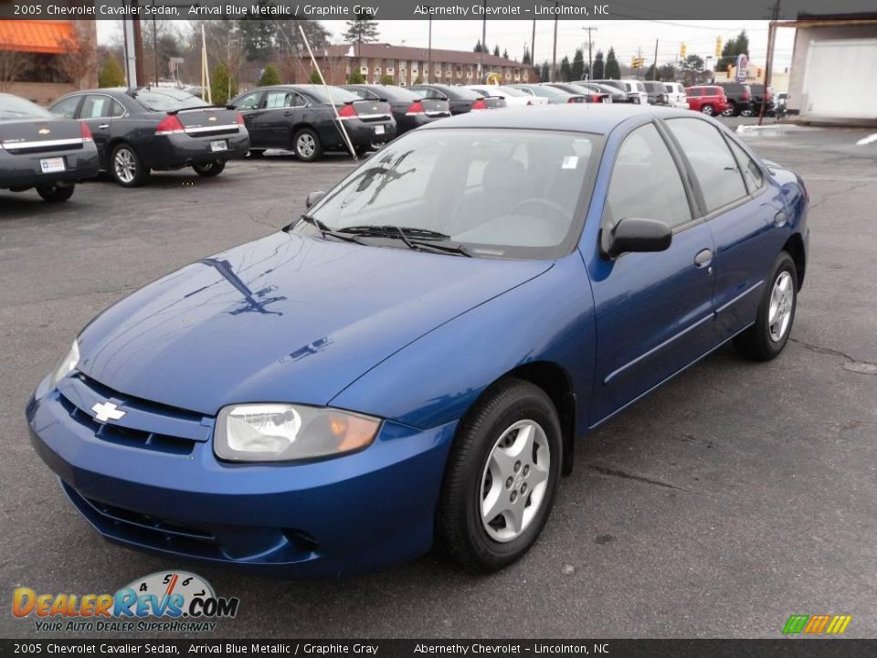 2005 Chevrolet Cavalier Sedan Arrival Blue Metallic / Graphite Gray Photo #1