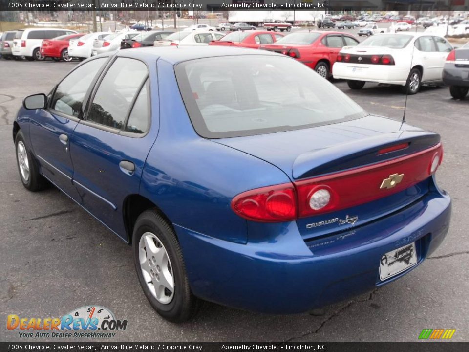 2005 Chevrolet Cavalier Sedan Arrival Blue Metallic / Graphite Gray Photo #2