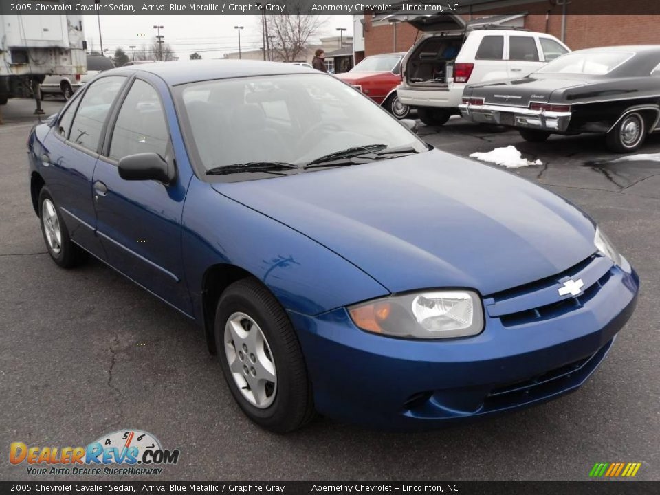 2005 Chevrolet Cavalier Sedan Arrival Blue Metallic / Graphite Gray Photo #5