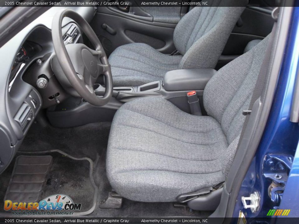 2005 Chevrolet Cavalier Sedan Arrival Blue Metallic / Graphite Gray Photo #7