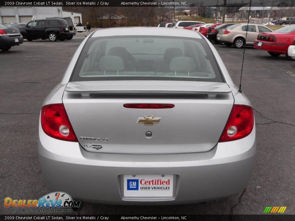 2009 Chevrolet Cobalt LT Sedan Silver Ice Metallic / Gray Photo #3