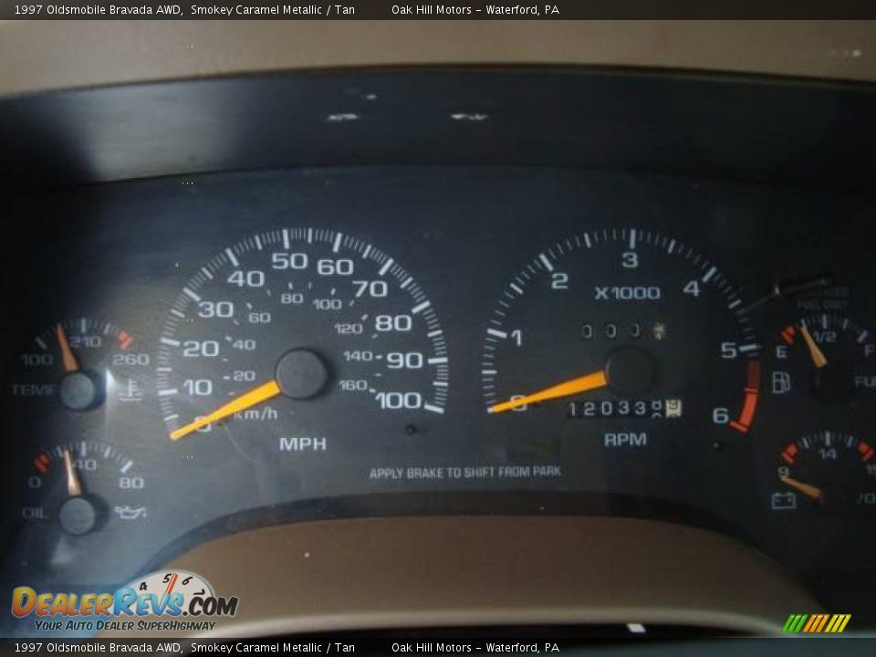 1997 Oldsmobile Bravada AWD Smokey Caramel Metallic / Tan Photo #12