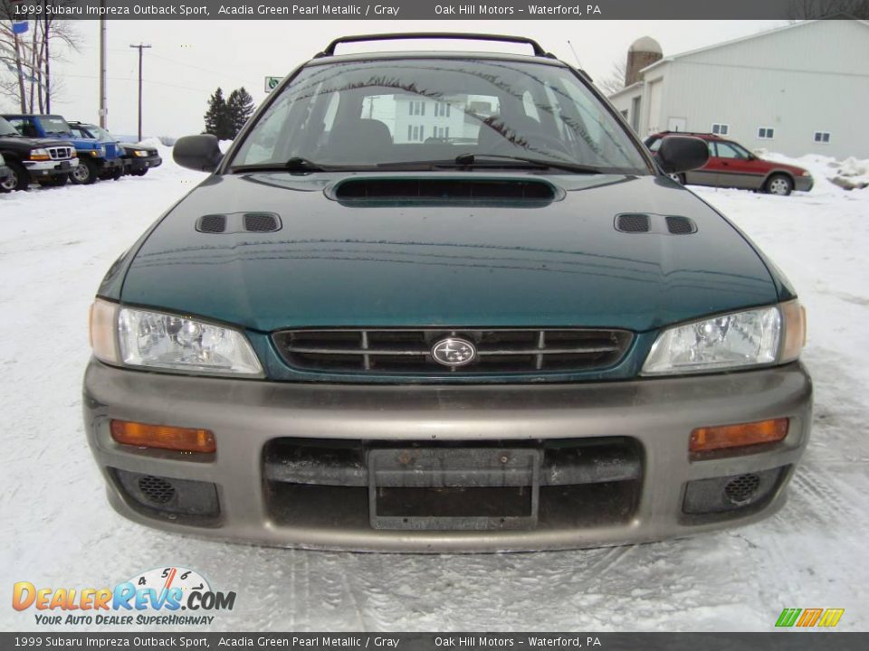 1999 Subaru Impreza Outback Sport Acadia Green Pearl Metallic / Gray Photo #4
