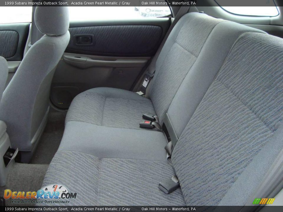 1999 Subaru Impreza Outback Sport Acadia Green Pearl Metallic / Gray Photo #10