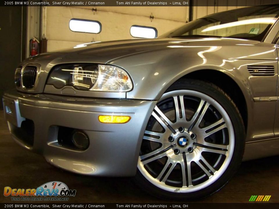 2005 BMW M3 Convertible Silver Grey Metallic / Cinnamon Photo #2