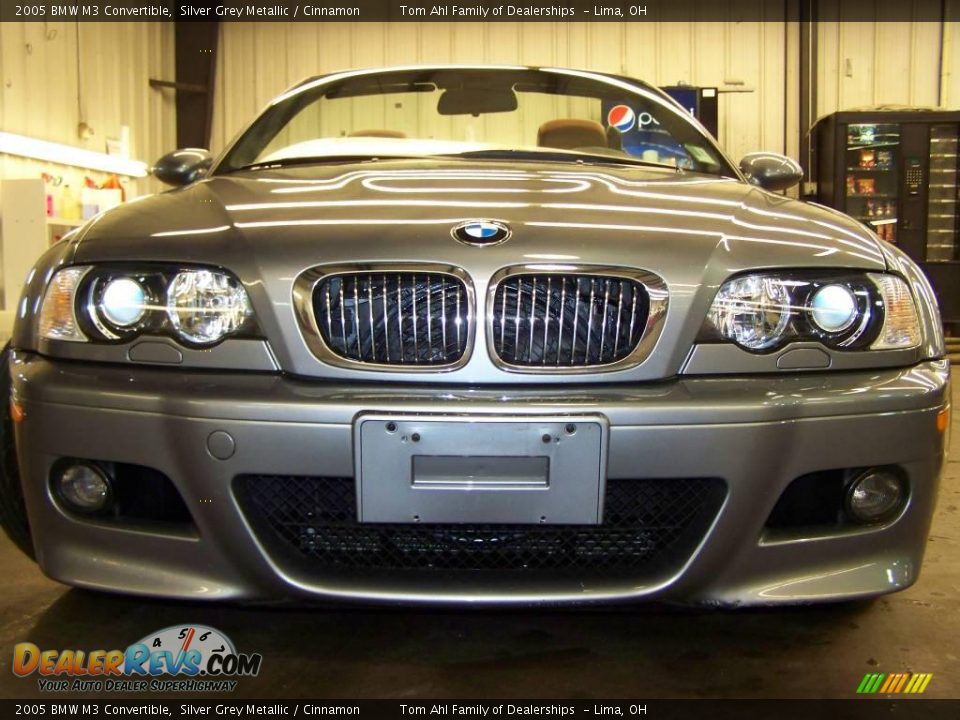 2005 BMW M3 Convertible Silver Grey Metallic / Cinnamon Photo #3