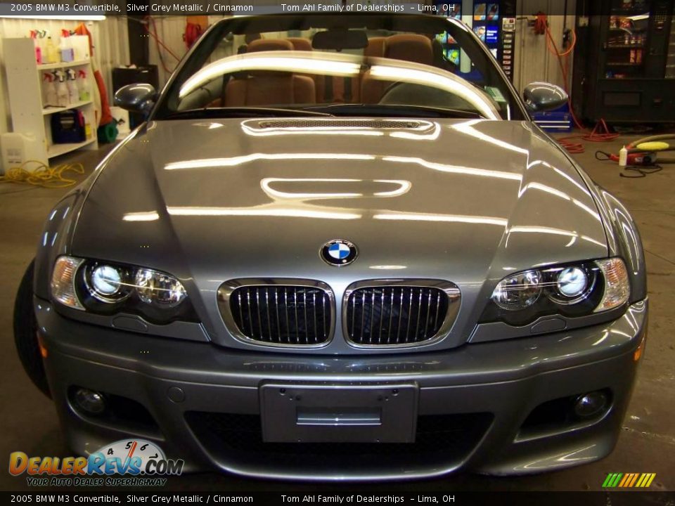 2005 BMW M3 Convertible Silver Grey Metallic / Cinnamon Photo #4