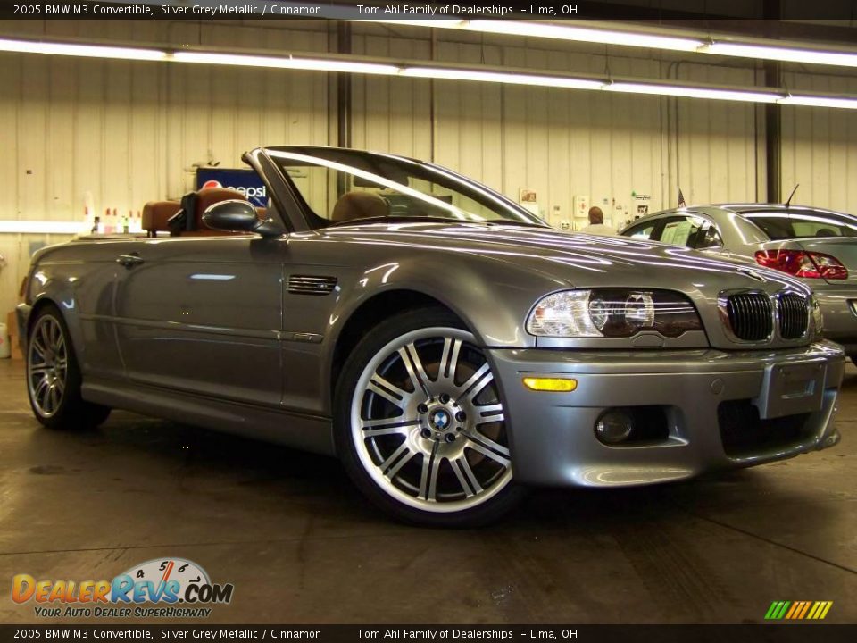2005 BMW M3 Convertible Silver Grey Metallic / Cinnamon Photo #6