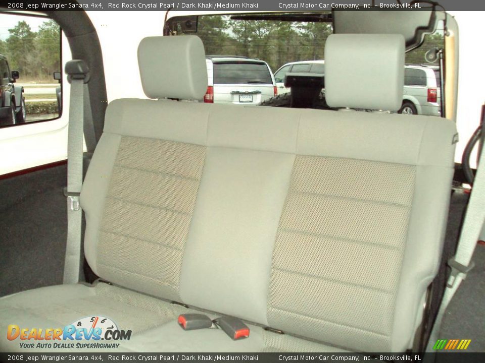 2008 Jeep Wrangler Sahara 4x4 Red Rock Crystal Pearl / Dark Khaki/Medium Khaki Photo #5