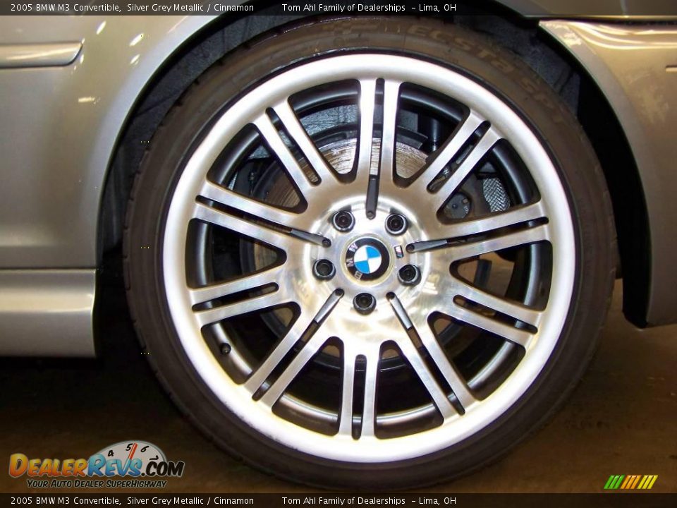 2005 BMW M3 Convertible Silver Grey Metallic / Cinnamon Photo #8