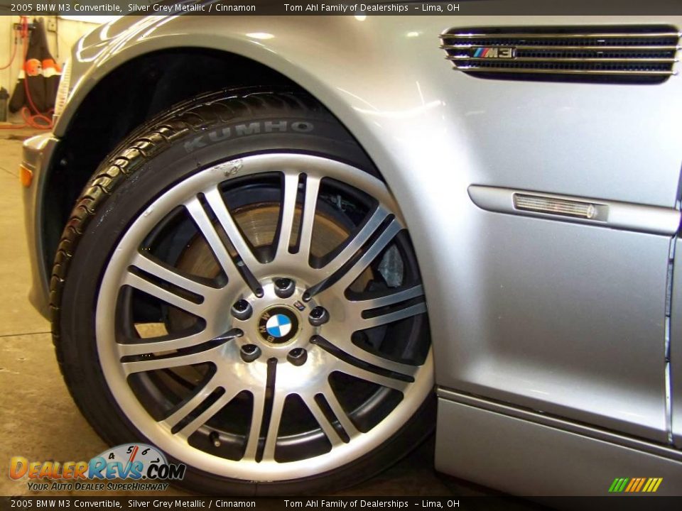 2005 BMW M3 Convertible Silver Grey Metallic / Cinnamon Photo #9