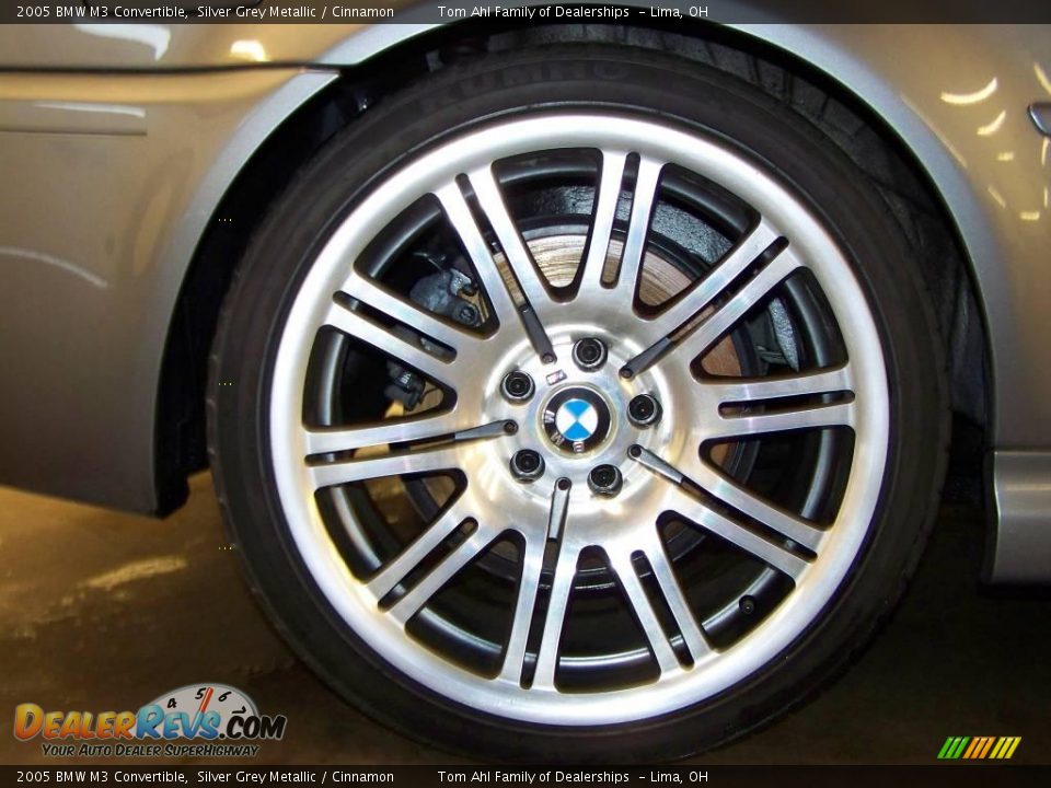 2005 BMW M3 Convertible Silver Grey Metallic / Cinnamon Photo #11