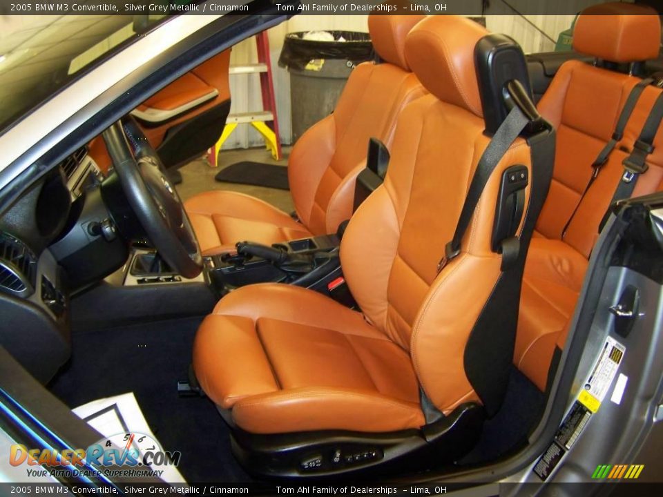2005 BMW M3 Convertible Silver Grey Metallic / Cinnamon Photo #12