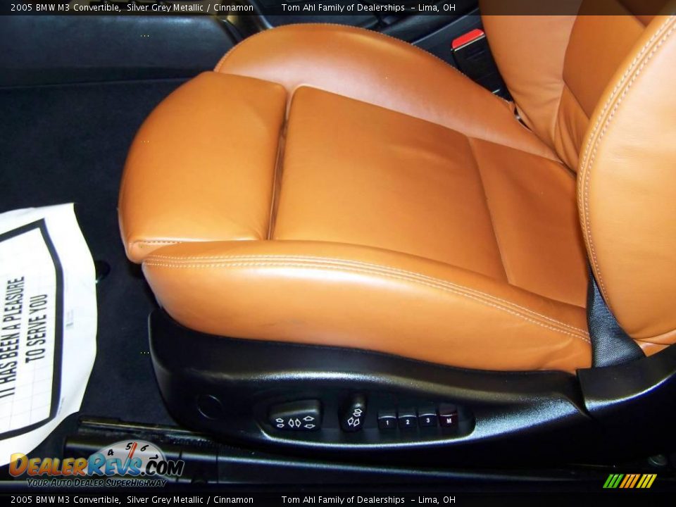2005 BMW M3 Convertible Silver Grey Metallic / Cinnamon Photo #14