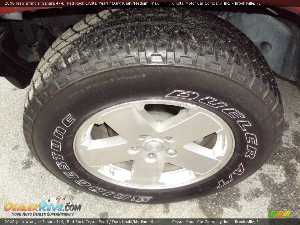 2008 Jeep Wrangler Sahara 4x4 Red Rock Crystal Pearl / Dark Khaki/Medium Khaki Photo #14