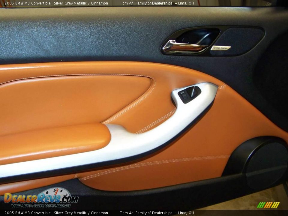 2005 BMW M3 Convertible Silver Grey Metallic / Cinnamon Photo #15